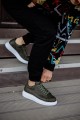 KN044 Erkek Günlük Bağcıklı Cilt Spor Sneaker Ayakkabı CBT - Haki Erkek Ayakkabı KN044 Erkek Günlük Bağcıklı Cilt Spor Sneaker Ayakkabı CBT - Haki – Knack Erkek Ayakkabı