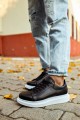 KN044 Erkek Günlük Bağcıklı Cilt Spor Sneaker Ayakkabı CBT - Siyah Erkek Ayakkabı KN044 Erkek Günlük Bağcıklı Cilt Spor Sneaker Ayakkabı CBT - Siyah – Knack Erkek Ayakkabı