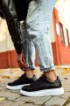 KN044 Erkek Günlük Bağcıklı Cilt Spor Sneaker Ayakkabı CBT - Siyah Erkek Ayakkabı KN044 Erkek Günlük Bağcıklı Cilt Spor Sneaker Ayakkabı CBT - Siyah – Knack Erkek Ayakkabı