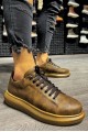 KN044 Erkek Günlük Bağcıklı Cilt Spor Sneaker Ayakkabı CKT - Kahverengi Erkek Ayakkabı KN044 Erkek Günlük Bağcıklı Cilt Spor Sneaker Ayakkabı CKT - Kahverengi – Knack Erkek Ayakkabı