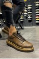 KN044 Erkek Günlük Bağcıklı Cilt Spor Sneaker Ayakkabı CKT - Kahverengi Erkek Ayakkabı KN044 Erkek Günlük Bağcıklı Cilt Spor Sneaker Ayakkabı CKT - Kahverengi – Knack Erkek Ayakkabı
