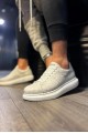 KN044 Erkek Günlük Bağcıklı Desenli Cilt Spor Sneaker Ayakkabı CBT - Beyaz Erkek Ayakkabı KN044 Erkek Günlük Bağcıklı Desenli Cilt Spor Sneaker Ayakkabı CBT - Beyaz – Knack Erkek Ayakkabı