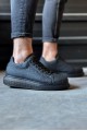KN044 Erkek Günlük Bağcıklı Desenli Cilt Spor Sneaker Ayakkabı CST - Siyah Erkek Ayakkabı KN044 Erkek Günlük Bağcıklı Desenli Cilt Spor Sneaker Ayakkabı CST - Siyah – Knack Erkek Ayakkabı