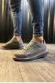 KN044 Erkek Günlük Bağcıklı Süet Spor Sneaker Ayakkabı SGT - Gri Erkek Ayakkabı KN044 Erkek Günlük Bağcıklı Süet Spor Sneaker Ayakkabı SGT - Gri – Knack Erkek Ayakkabı