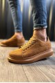 KN044 Erkek Günlük Bağcıklı Süet Spor Sneaker Ayakkabı STT - Taba – Knack Erkek Ayakkabı