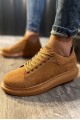 KN044 Erkek Günlük Bağcıklı Süet Spor Sneaker Ayakkabı STT - Taba – Knack Erkek Ayakkabı