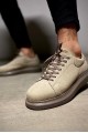 KN044 Erkek Günlük Bağcıklı Süet Spor Sneaker Ayakkabı SVT - Vizon – Knack Erkek Ayakkabı
