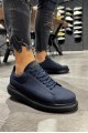 KN045 Erkek Günlük Bağcıklı Cilt Spor Sneaker Ayakkabı CST - Lacivert Erkek Ayakkabı KN045 Erkek Günlük Bağcıklı Cilt Spor Sneaker Ayakkabı CST - Lacivert – Knack Erkek Ayakkabı