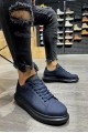 KN045 Erkek Günlük Bağcıklı Cilt Spor Sneaker Ayakkabı CST - Lacivert Erkek Ayakkabı KN045 Erkek Günlük Bağcıklı Cilt Spor Sneaker Ayakkabı CST - Lacivert – Knack Erkek Ayakkabı