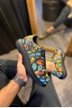 KN046 Erkek Günlük Bağcıklı Hot Baskılı Cilt Spor Sneaker Ayakkabı CST - Siyah – Knack Erkek Ayakkabı
