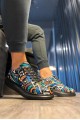 KN046 Erkek Günlük Bağcıklı Renkli Baskılı Cilt Spor Sneaker Ayakkabı CST - Siyah Erkek Ayakkabı KN046 Erkek Günlük Bağcıklı Renkli Baskılı Cilt Spor Sneaker Ayakkabı CST - Siyah – Knack Erkek Ayakkabı