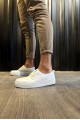 KN077 Erkek Günlük Bağcıklı Cilt Spor Sneaker Ayakkabı CBT - Beyaz Erkek Ayakkabı KN077 Erkek Günlük Bağcıklı Cilt Spor Sneaker Ayakkabı CBT - Beyaz – Knack Erkek Ayakkabı