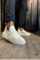KN1025 Erkek Günlük Bağcıklı Triko Spor Sneaker Ayakkabı TBT - Beyaz – Knack Erkek Ayakkabı