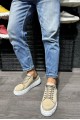 KN144 Erkek Günlük Bağcıklı Süet Spor Sneaker Ayakkabı SBT - Vizon – Knack Erkek Ayakkabı