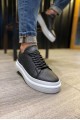 KN421 Erkek Günlük Bağcıklı Cilt Spor Sneaker Ayakkabı CBT - Siyah Erkek Ayakkabı KN421 Erkek Günlük Bağcıklı Cilt Spor Sneaker Ayakkabı CBT - Siyah – Knack Erkek Ayakkabı