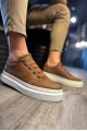 KN521 Erkek Günlük Lastikli Cilt Spor Sneaker Ayakkabı CBT - Taba – Knack Erkek Ayakkabı
