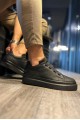 KN521 Erkek Günlük Lastikli Cilt Spor Sneaker Ayakkabı CST - Siyah Erkek Ayakkabı KN521 Erkek Günlük Lastikli Cilt Spor Sneaker Ayakkabı CST - Siyah – Knack Erkek Ayakkabı