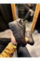 KN600 Erkek Günlük Bağcıklı Süet Cilt Spor Sneaker Ayakkabı SCST - Kahverengi