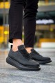 KN814 Erkek Günlük Bağcıklı Cilt Spor Sneaker Ayakkabı CST - Siyah Erkek Ayakkabı KN814 Erkek Günlük Bağcıklı Cilt Spor Sneaker Ayakkabı CST - Siyah – Knack Erkek Ayakkabı