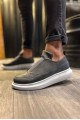 KN911 Erkek Günlük Bağcıksız Cilt Spor Sneaker Ayakkabı CBT - Gri Erkek Ayakkabı KN911 Erkek Günlük Bağcıksız Cilt Spor Sneaker Ayakkabı CBT - Gri – Knack Erkek Ayakkabı
