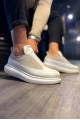KN911 Erkek Günlük Bağcıksız Cilt Süet Spor Sneaker Ayakkabı CSBT - Beyaz – Knack Erkek Ayakkabı