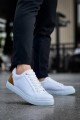 KB-BX1 Erkek Günlük Bağcıklı Cilt Spor Sneaker Ayakkabı CBT - Beyaz/Taba Erkek Ayakkabı KB-BX1 Erkek Günlük Bağcıklı Cilt Spor Sneaker Ayakkabı CBT - Beyaz/Taba – Kuback Erkek Ayakkabı
