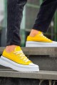 KB-CX3 Erkek Günlük Bağcıklı Keten Kısa Spor Sneaker Ayakkabı KBT - Sarı Erkek Ayakkabı KB-CX3 Erkek Günlük Bağcıklı Keten Kısa Spor Sneaker Ayakkabı KBT - Sarı – Kuback Erkek Ayakkabı