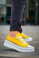 KB-CX3 Erkek Günlük Bağcıklı Keten Kısa Spor Sneaker Ayakkabı KBT - Sarı Erkek Ayakkabı KB-CX3 Erkek Günlük Bağcıklı Keten Kısa Spor Sneaker Ayakkabı KBT - Sarı – Kuback Erkek Ayakkabı