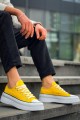 KB-CX3 Erkek Günlük Bağcıklı Keten Kısa Spor Sneaker Ayakkabı KBT - Sarı Erkek Ayakkabı KB-CX3 Erkek Günlük Bağcıklı Keten Kısa Spor Sneaker Ayakkabı KBT - Sarı – Kuback Erkek Ayakkabı