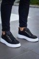 KB-X4 Erkek Günlük Bağcıklı Cilt Spor Sneaker Ayakkabı CBT - Siyah Erkek Ayakkabı KB-X4 Erkek Günlük Bağcıklı Cilt Spor Sneaker Ayakkabı CBT - Siyah – Kuback Erkek Ayakkabı