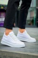 KB-X46 Erkek Günlük Bağcıklı Paraşüt Kumaş Rugan Spor Sneaker Ayakkabı PKRBT - Beyaz – Kuback Erkek Ayakkabı