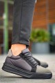 KB-X46 Erkek Günlük Bağcıklı Paraşüt Kumaş Süet Spor Sneaker Ayakkabı PKSST - Siyah/Gri Erkek Ayakkabı KB-X46 Erkek Günlük Bağcıklı Paraşüt Kumaş Süet Spor Sneaker Ayakkabı PKSST - Siyah/Gri – Kuback Erkek Ayakkabı