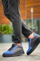 KB-X46 Erkek Günlük Bağcıklı Paraşüt Kumaş Süet Spor Sneaker Ayakkabı PKSST - Siyah/Mavi Erkek Ayakkabı KB-X46 Erkek Günlük Bağcıklı Paraşüt Kumaş Süet Spor Sneaker Ayakkabı PKSST - Siyah/Mavi – Kuback Erkek Ayakkabı