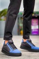 KB-X46 Erkek Günlük Bağcıklı Paraşüt Kumaş Süet Spor Sneaker Ayakkabı PKSST - Siyah/Mavi Erkek Ayakkabı KB-X46 Erkek Günlük Bağcıklı Paraşüt Kumaş Süet Spor Sneaker Ayakkabı PKSST - Siyah/Mavi – Kuback Erkek Ayakkabı
