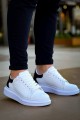 KB-X500 Erkek Günlük Bağcıklı Cilt Spor Sneaker Ayakkabı CBT - Beyaz/Siyah Erkek Ayakkabı KB-X500 Erkek Günlük Bağcıklı Cilt Spor Sneaker Ayakkabı CBT - Beyaz/Siyah – Kuback Erkek Ayakkabı
