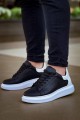 KB-X500 Erkek Günlük Bağcıklı Cilt Spor Sneaker Ayakkabı CBT - Siyah/Beyaz Erkek Ayakkabı KB-X500 Erkek Günlük Bağcıklı Cilt Spor Sneaker Ayakkabı CBT - Siyah/Beyaz – Kuback Erkek Ayakkabı