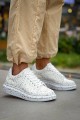 KB-X500 Erkek Günlük Bağcıklı Gold Baskılı Cilt Spor Sneaker Ayakkabı CBT - Beyaz Erkek Ayakkabı KB-X500 Erkek Günlük Bağcıklı Gold Baskılı Cilt Spor Sneaker Ayakkabı CBT - Beyaz – Kuback Erkek Ayakkabı