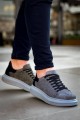 KB-X500 Erkek Günlük Bağcıklı Süet Spor Sneaker Ayakkabı SGT - Gri/Siyah Erkek Ayakkabı KB-X500 Erkek Günlük Bağcıklı Süet Spor Sneaker Ayakkabı SGT - Gri/Siyah – Kuback Erkek Ayakkabı