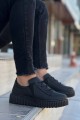 KB-X502 Erkek Günlük Bağcıklı Cilt Spor Sneaker Ayakkabı CST - Siyah Erkek Ayakkabı KB-X502 Erkek Günlük Bağcıklı Cilt Spor Sneaker Ayakkabı CST - Siyah – Kuback Erkek Ayakkabı
