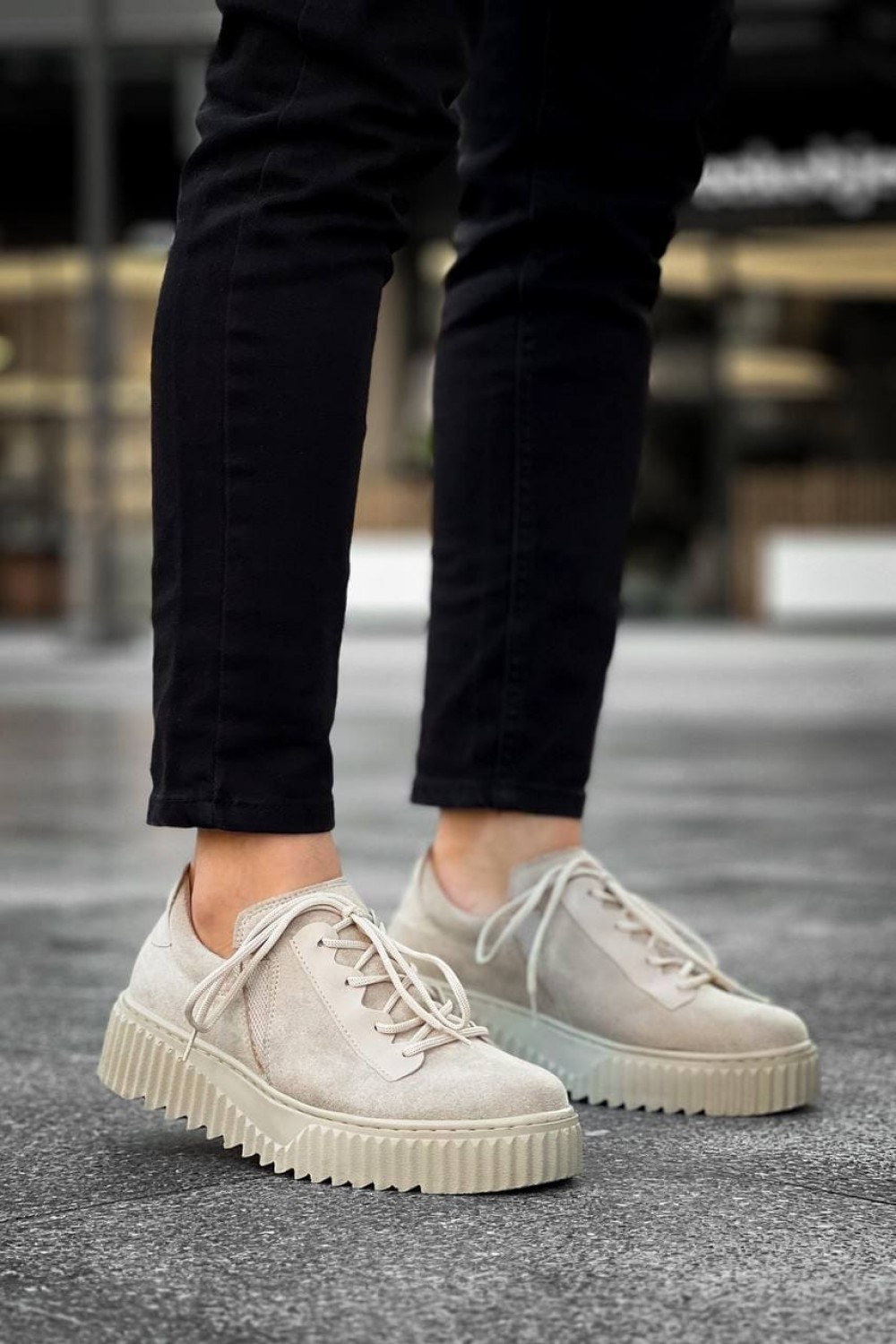 KB-X502 Erkek Günlük Bağcıklı Süet Spor Sneaker Ayakkabı SBT - Bej Erkek Ayakkabı KB-X502 Erkek Günlük Bağcıklı Süet Spor Sneaker Ayakkabı SBT - Bej – Kuback Erkek Ayakkabı