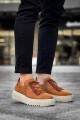 KB-X502 Erkek Günlük Bağcıklı Süet Spor Sneaker Ayakkabı SKT - Taba – Kuback Erkek Ayakkabı
