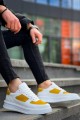 KB-X8 Erkek Günlük Bağcıklı Cilt Süet Spor Sneaker Ayakkabı CSBT - Beyaz/Sarı Erkek Ayakkabı KB-X8 Erkek Günlük Bağcıklı Cilt Süet Spor Sneaker Ayakkabı CSBT - Beyaz/Sarı – Kuback Erkek Ayakkabı