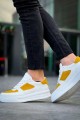 KB-X8 Erkek Günlük Bağcıklı Cilt Süet Spor Sneaker Ayakkabı CSBT - Beyaz/Sarı Erkek Ayakkabı KB-X8 Erkek Günlük Bağcıklı Cilt Süet Spor Sneaker Ayakkabı CSBT - Beyaz/Sarı – Kuback Erkek Ayakkabı