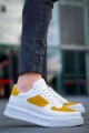 KB-X8 Erkek Günlük Bağcıklı Cilt Süet Spor Sneaker Ayakkabı CSBT - Beyaz/Sarı Erkek Ayakkabı KB-X8 Erkek Günlük Bağcıklı Cilt Süet Spor Sneaker Ayakkabı CSBT - Beyaz/Sarı – Kuback Erkek Ayakkabı