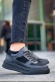 KB-X8 Erkek Günlük Bağcıklı Cilt Süet Spor Sneaker Ayakkabı CSST - Siyah Erkek Ayakkabı KB-X8 Erkek Günlük Bağcıklı Cilt Süet Spor Sneaker Ayakkabı CSST - Siyah – Kuback Erkek Ayakkabı