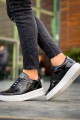 KB-X8 Erkek Günlük Bağcıklı Rugan Spor Sneaker Ayakkabı RBT - Siyah Erkek Ayakkabı KB-X8 Erkek Günlük Bağcıklı Rugan Spor Sneaker Ayakkabı RBT - Siyah – Kuback Erkek Ayakkabı