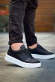 KB005 Erkek Günlük Bağcıklı Cilt Spor Sneaker Ayakkabı CBT - Siyah Erkek Ayakkabı KB005 Erkek Günlük Bağcıklı Cilt Spor Sneaker Ayakkabı CBT - Siyah – Kuback Erkek Ayakkabı