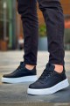 KB006 Erkek Günlük Bağcıklı Cilt Spor Sneaker Ayakkabı CBT - Siyah Erkek Ayakkabı KB006 Erkek Günlük Bağcıklı Cilt Spor Sneaker Ayakkabı CBT - Siyah – Kuback Erkek Ayakkabı