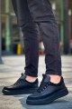 KB006 Erkek Günlük Bağcıklı Cilt Spor Sneaker Ayakkabı CST - Siyah Erkek Ayakkabı KB006 Erkek Günlük Bağcıklı Cilt Spor Sneaker Ayakkabı CST - Siyah – Kuback Erkek Ayakkabı