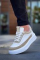 KB006 Erkek Günlük Bağcıklı Cilt Süet Spor Sneaker Ayakkabı CSBT - Beyaz/Bej Erkek Ayakkabı KB006 Erkek Günlük Bağcıklı Cilt Süet Spor Sneaker Ayakkabı CSBT - Beyaz/Bej – Kuback Erkek Ayakkabı